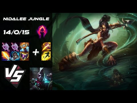 JUNGLE Nidalee vs Ekko - NA Challenger Patch 14.24