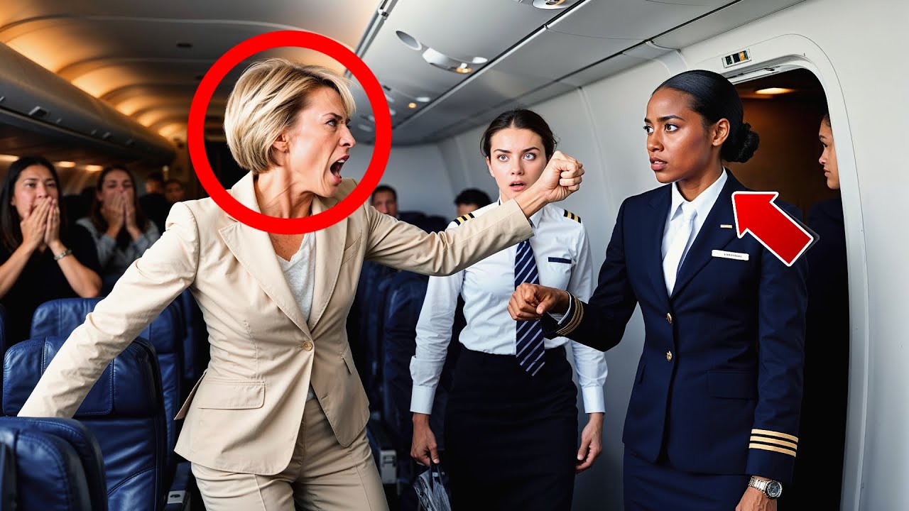 Racist Karen PUNCHES Black Female Pilot, What Happens Next Shocks Everybody...