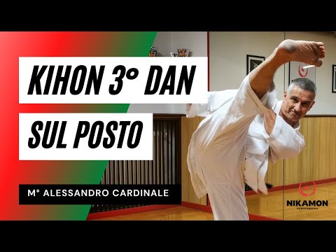 Kihon di 3° dan (sul posto) - M°Alessandro Cardinale