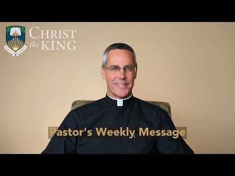 Pastor's Message for November 16th, 2023