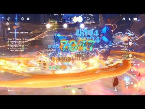 Spiral abyss 3.6 International Childe C1 speedrun 12-3-2 (24s)