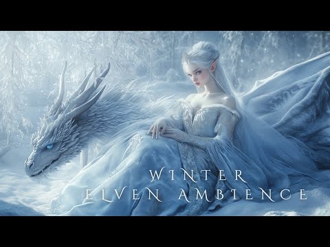 Fantasy Winter Music ❄ Enchanted Winter Elven Ambience | Snow Queen's Frozen Castle