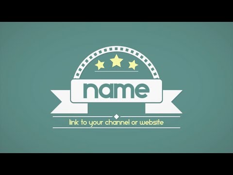 FREE 2D Abstract Intro Template #61 Video