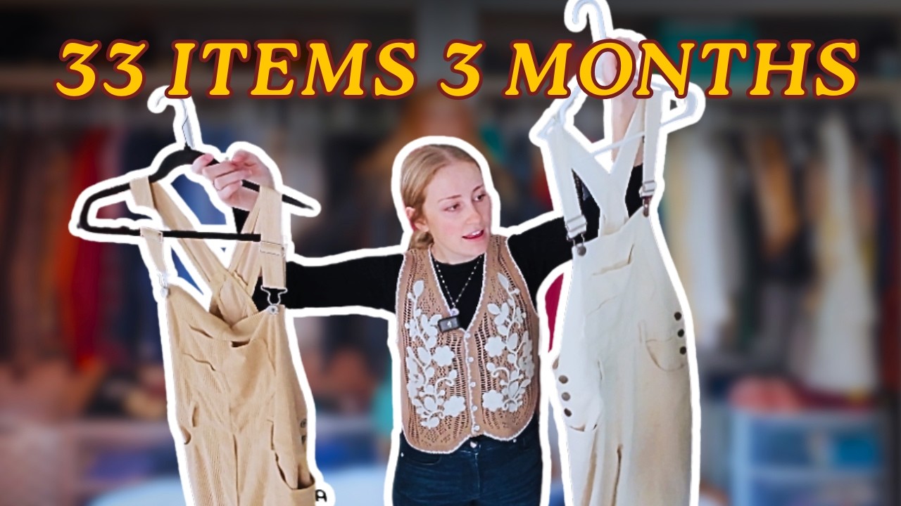 I Own Too Many Clothes… So I’m Only Wearing 33 for 3 Months