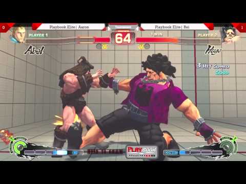 [PlayBookTV ROAD TO SEAM 04.11.15] USF4 Playbook.Elite|Aaron(Abel) Vs USF4 Playbook.Elite|Rei(Hugo)