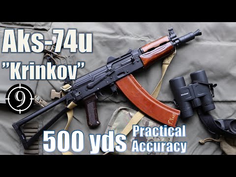 AKs74u "Krinkov" bis 500yds: Praktische Genauigkeit