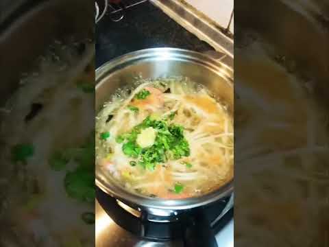 Rice Noodle Soup 米粉海鮮湯ビーフン short TikTok food 料理 米粉 ビーフン 媽媽的味道 Mama Kitchen