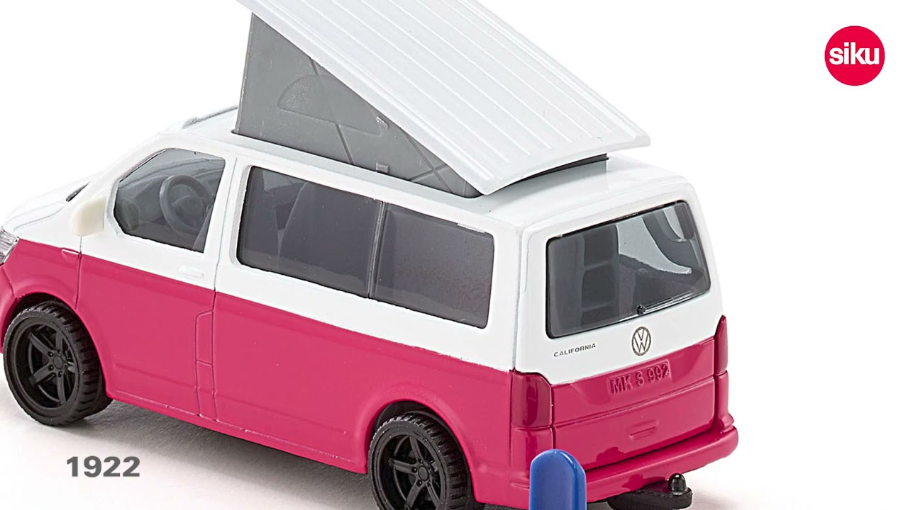 Siku Spielfahrzeug VW T6 California mit beweglichem Dach, inkl