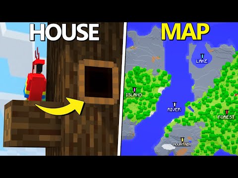 One Team - Upgrading FOREST in Minecraft | 25 Build Hacks
