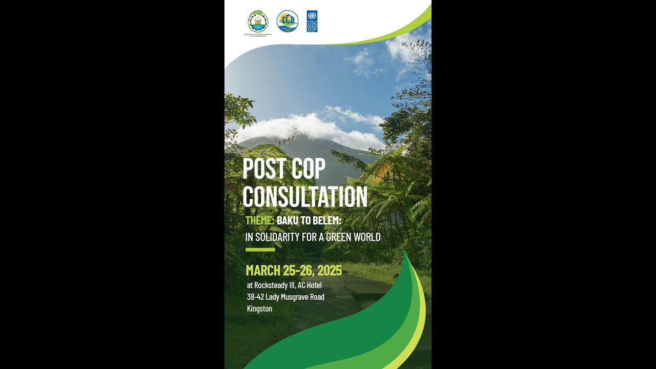 POST COP Consultation in Jamaica Live Stream