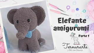 [passo a passo] Como fazer um elefante de croche amigurumi parte 1/2