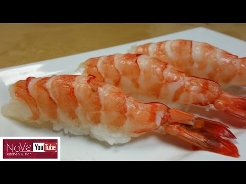 Garnelen für Nigiri-Sushi zubereiten/kochen – Sushi-Serie