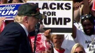 Trump acknowledges &#39;Blacks for Trump&#39; supporters
