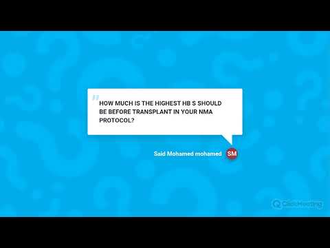 SSBMT Webinar Series - Sickle Cell Disease Part 2 - 16 May 2020