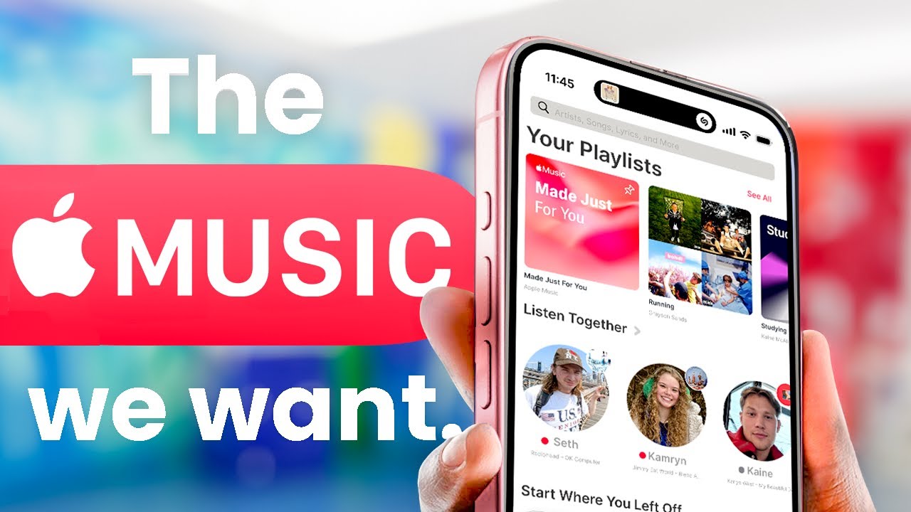 I Redesigned The Apple Music UI