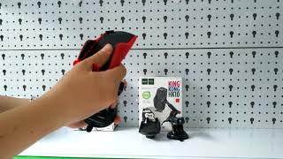 Giá đỡ kẹp điện thoại HOCO có khớp tay tăng giảm chiều dài dán, hít dán taplo, kính xe hơi ô tô