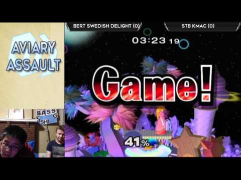 Aviary Assault - BERT Swedish Delight (Peach) vs Kmac (Samus, Fox) Winners Finals