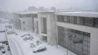 preview picture of video 'Neige à sophia antipolis'