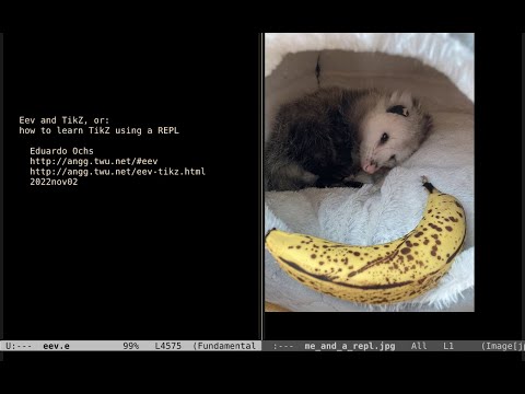 Eev and TikZ, or: how to learn TikZ using a REPL