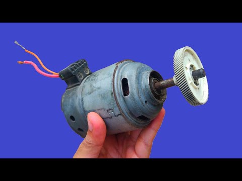 Convert 220v 1000W AC Air Blower to 12v DC Motor Blower Runs on Battery The Professor HINDI
