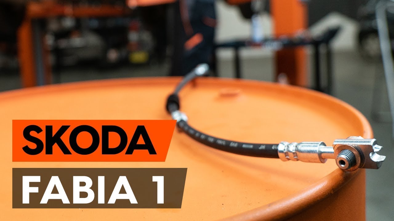 Πώς να αλλάξετε ελαστικός σωλήνας φρένων εμπρός σε Skoda Fabia 6Y5 - Οδηγίες αντικατάστασης