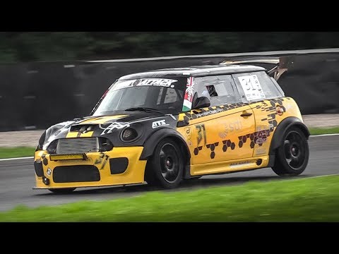 320HP Mini Cooper S R56 by Fast Garage racing on a slippery track + OnBoard!