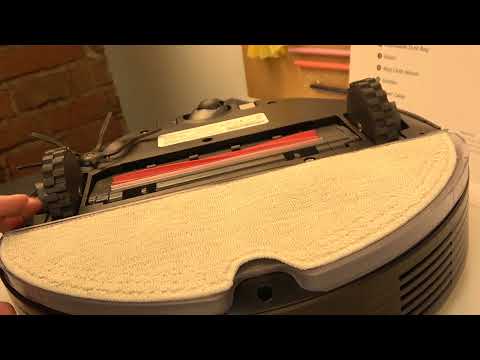 How To Install and Attach a Mopping Cloth on ROBOROCK Q7 Max+ Robot Vacuum - Install Mop Add-on