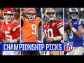 NFL AFC/NFC Championship Picks: Chiefs vs Bengals & 49ers vs Rams | CBS Sports HQ