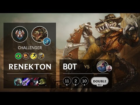 Renekton Bot vs Yasuo - BR Challenger Patch 10.8