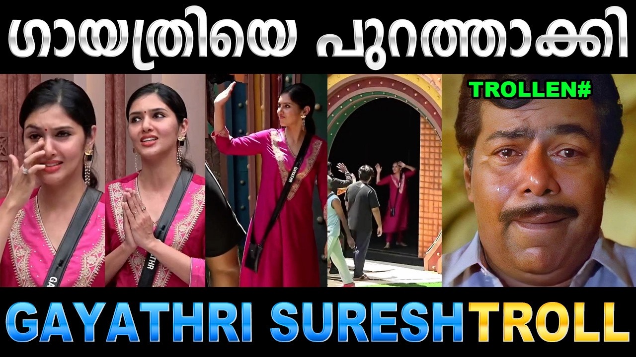 ഞങ്ങടെ ഗായത്രിയെ ആരാടാ പുറത്താക്കിയത് ! Troll Video | Gayathri Suresh Bi