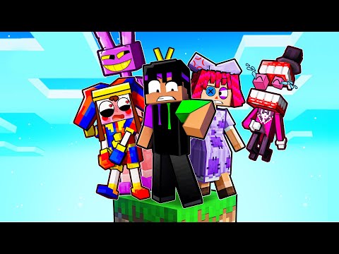 Locked on ONE BLOCK with POMNI, JAX, RAGATHA, and CAINE! (The Amazing Digital Circus)