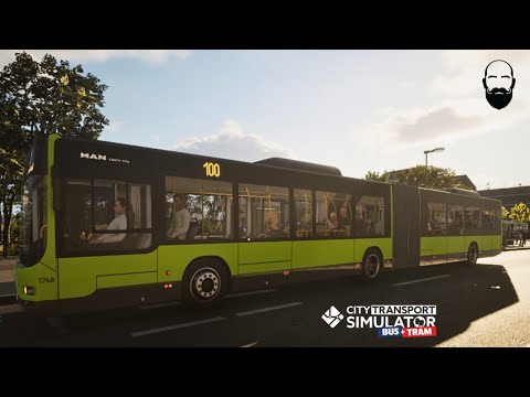 Thumbnail for City Transport Simulator: Bus - Line 100 - MAN Lion A19 Articulated #citytransportsimulator by Gräf & Stift