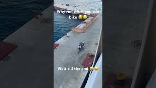 Ship runner sort of 😂 #funny #shiprunner #cruise #funnytravel #fun