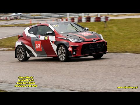 Kornaś Maciej - Toyota GR Yaris - SuperOES 2 Runda Tor Kielce 25-02-2023