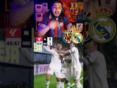رد فعلي علي مباراه ريال مدريد وفياريال اليوم 0-2