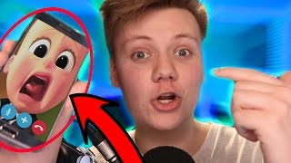 CALLING THE BOSS BABY! *HE ANSWERED OMG*