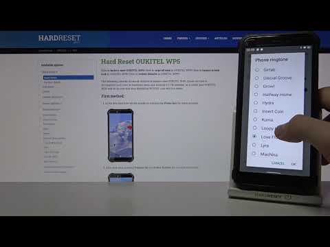 Default Ringtones on Oukitel WP5 – Locate Ringtone List
