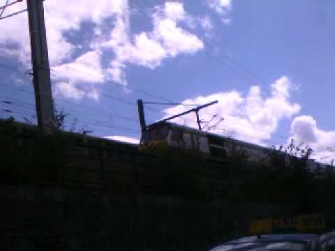 Irish Rail class 201 number 231 and enterprise passes Stoney Road.