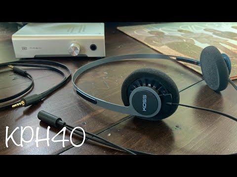 Koss KPH40 (old video)