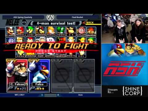 WIT | ORLY (Falcon) vs Azzu (Fox/Falco) - ASH Spring Quarterly Melee Winner's Quarters