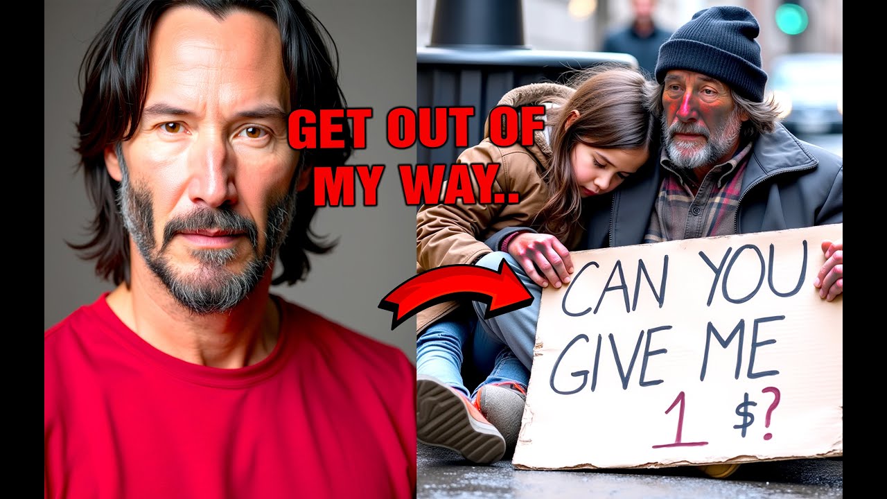 Homeless asks Keanu Reeves Can you give me 1$   What Keanu Reeves response is SHOCKING