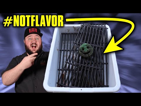 How To Clean Porcelain Coated Cast Iron Grill Grates #bbq #castiron #grilling