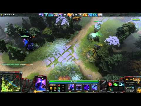 Dota 2 - Enigma (support?) intense battle // UNCUT/RAW