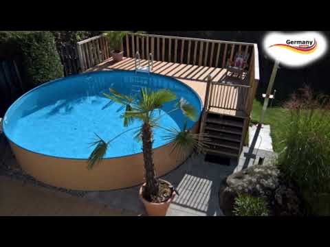 Stahlwandbecken, Schwimmbecken, Swimmingpool, Gartenpool, Edelstahlpool pool8