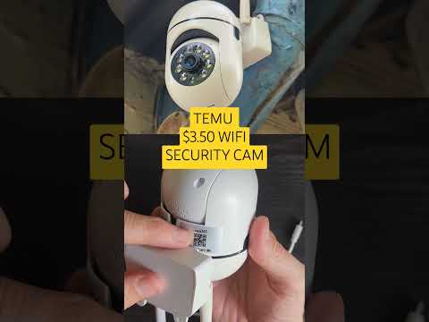 Super Cheap TEMU WiFi Security Camera #Temu #SecurityCamera