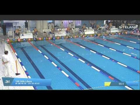 Finale dei 100 Stile Libero  Assoluti Maschi Agonisti - 17 Memorial Chiara Giavi