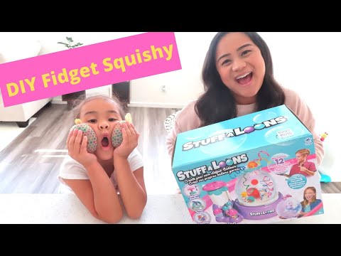 DIY Fidget Squishy Ball with Slime and Orbeez W/ StuffaLoons