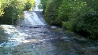 preview picture of video '3rd & 4th Falls on Upper Bearwallow Creek, Gorges State Park, Sapphire, NC'