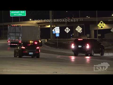 02-04-2022 Grapevine,TX - Overnight Glazed Roads  Dangerous Travel and Stuck Trucks
