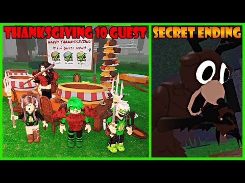 GG! Aku Selesaikan Semua Misi Thanksgiving Dapat Secret Ending - Roblox 99 Night In The Forest